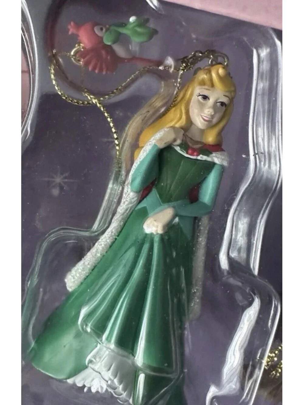 Rare Disney Princess 2007 Ornament Set Complete 8 Ornaments Scholastic Christmas